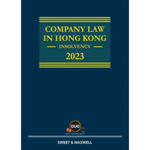Company Law in Hong Kong – Insolvency 2023 + Proview 